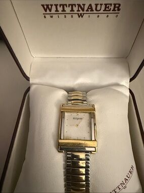 Wittnauer Tank Swiss Rectangle 9800 Wristwatch